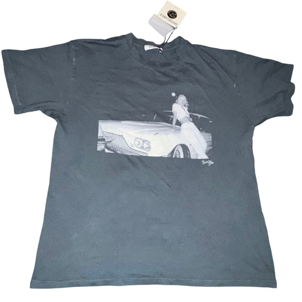 DAYDREAMER Debbie Harry Car Photo Tee in Vintage Black Size XL New with Tag